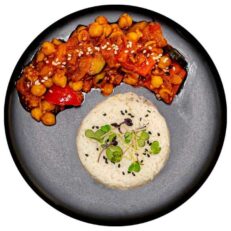 Mediterranean Veg and Chickpea Stew