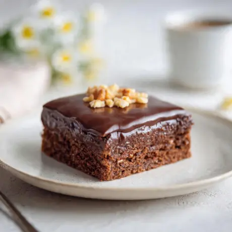 Nutty Chocolate Ganache Brownie