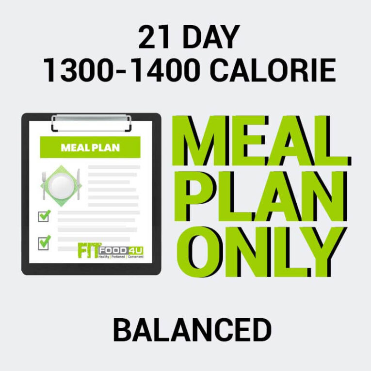 21 Day 1300 - 1400 Calorie Balanced