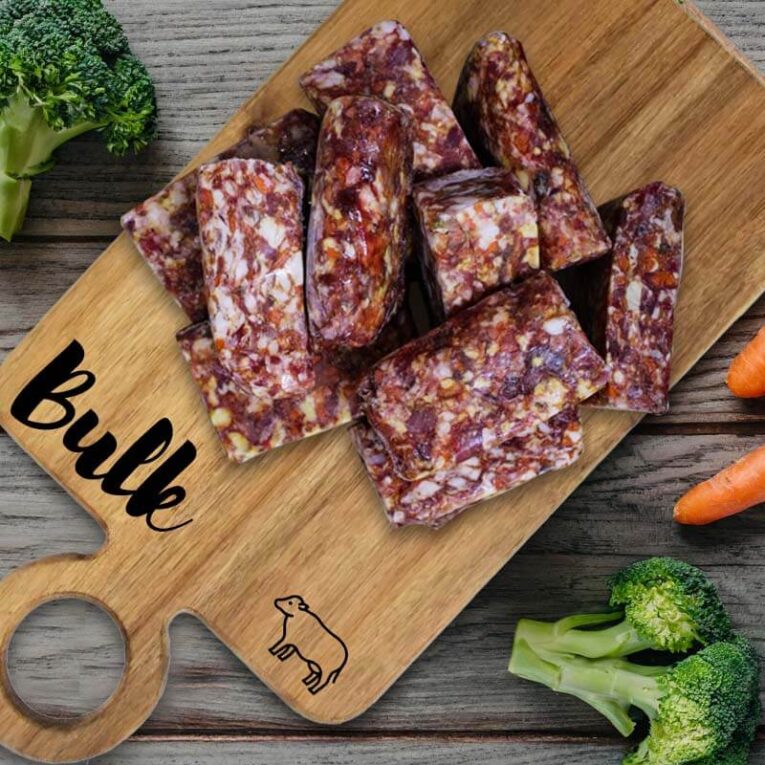 Raw Beef Bulk Table Setting
