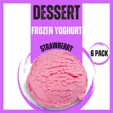 Strawberry Frozen Yoghurt – 6 Pack