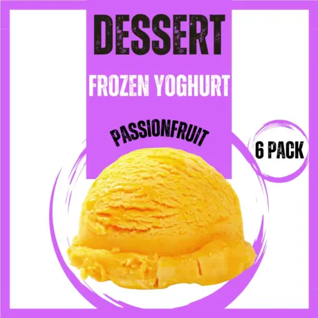 Passionfruit Frozen Yoghurt – 6 Pack