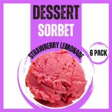 Strawberry Lemonade Sorbet – 6 Pack