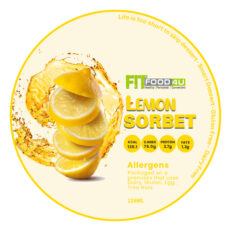 Lemon Sorbet – 125ml