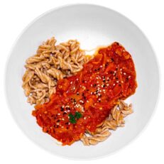 Roasted Ratatouille Sauce Whole Wheat Pasta