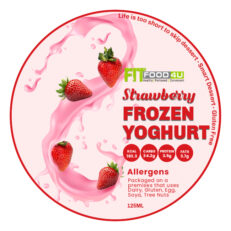 Strawberry Frozen Yoghurt – 125ml