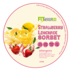 Strawberry Lemonade Sorbet – 125ml