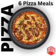Small Pizza Box (6 Pizzas)